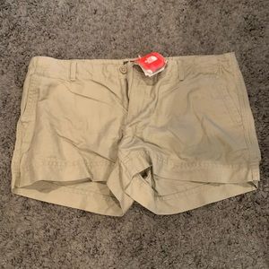 North face khaki shorts